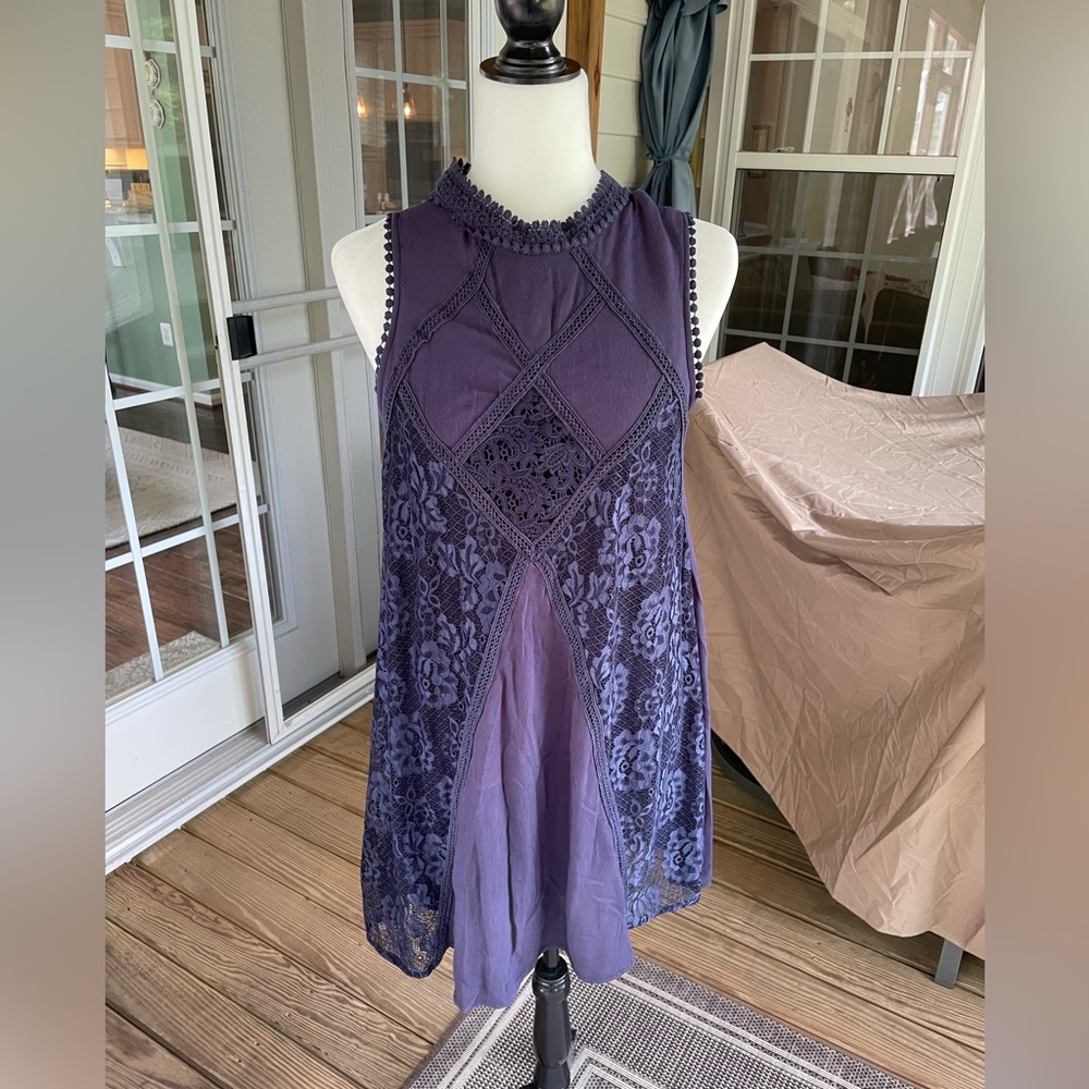 Altar’d State blue shift dress